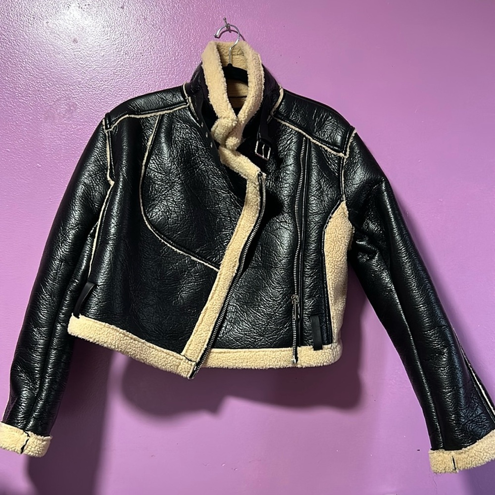 Faux Leather Jacket